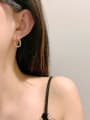 thumb Titanium Geometric Minimalist Stud Earring 2