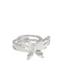 thumb 925 Sterling Silver Butterfly Vintage Band Ring 4