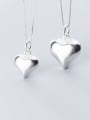 thumb 925 Sterling Silver Smooth Heart Pendant 3