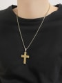 thumb Titanium Steel Cross Minimalist Regligious Necklace 1