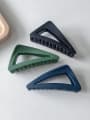 thumb Alloy Cellulose Acetate Vintage Triangle Jaw Hair Claw 1