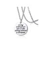 thumb Stainless Steel With Minimalist round card Necklaces 0