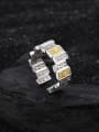 thumb 925 Sterling Silver Geometric Vintage Band Ring 2