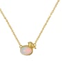 thumb 925 Sterling Silver Opal Bird Cute Necklace 0