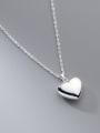 thumb 925 Sterling Silver Heart Minimalist Necklace 0