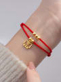thumb 925 Sterling Silver Zodiac Cute Adjustable Red Rope Bracelet 1