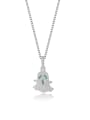 thumb 925 Sterling Silver Cubic Zirconia Animal Cute Necklace 0
