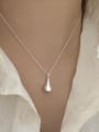 thumb 925 Sterling Silver Water Drop Vintage Necklace 1