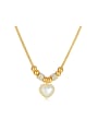 thumb Stainless steel Cubic Zirconia Heart Hip Hop Necklace 0