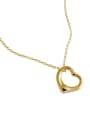 thumb S925 Sterling Silver Fashion minimalist Heart Necklace 4