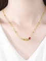 thumb Brass Cubic Zirconia Geometric Luxury Necklace 2