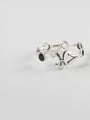 thumb 925 Sterling Silver Anchor Vintage Band Ring 1