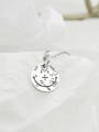thumb Vintage Sterling Silver With Antique Silver Plated Vintage Round Pendants 2