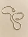thumb 925 Sterling Silver Round Minimalist  Anklet 4