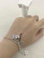 thumb VintageSterling Silver With Antique Silver Plated Vintage Geometric Bracelets 1