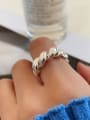 thumb 925 Sterling Silver Round Vintage Band Ring 1
