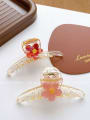 thumb Alloy  Acrylic Trend Flower Jaw Hair Claw 1