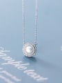 thumb 925 Sterling Silver Cubic Zirconia  Round Necklace 0