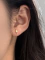 thumb 925 Sterling Silver Star Minimalist Stud Earring 1