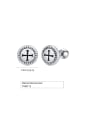 thumb Stainless steel Geometric Hip Hop Single Earring ( Single -Only One) 2