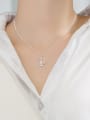 thumb 925 Sterling Silver Cross Minimalist  pendant Necklace 2
