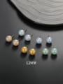 thumb Zinc Alloy Imitation Pearl Round Minimalist Stud Earring 3