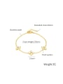 thumb Titanium Steel Shell Butterfly Minimalist Link Bracelet 2