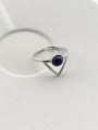 thumb 925 Sterling Silver Hollow Triangle Minimalist Free Size Ring 2