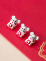 thumb 925 Sterling Silver With  Cute Mouse Beads Diy Jewelry Accessories 1