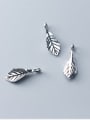 thumb 925 Sterling Silver With Vintage Leaf Pendant Diy Accessories 3
