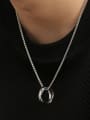thumb Stainless steel Geometric Minimalist Necklace 1