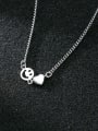 thumb 925 Sterling Silver Face Vintage Necklace 1