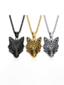 thumb Stainless steel Tiger Hip Hop Necklace 0