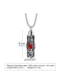 thumb Stainless steel Cubic Zirconia Irregular Hip Hop Necklace 2