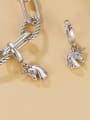 thumb 925 Sterling Silver Minimalist Unicorn  Pendant 1