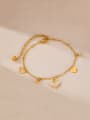 thumb Stainless steel Shell Heart Minimalist Link Bracelet 0