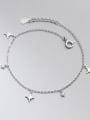 thumb 925 Sterling Silver Star Minimalist Anklet 3
