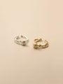 thumb 925 Sterling Silver Irregular Vintage Stackable Ring 2