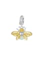 thumb 925 Sterling Silver Cubic Zirconia Cute Bee  Pendant 0