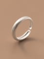 thumb 925 Sterling Silver Geometric Minimalist Band Ring 2