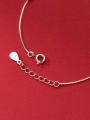 thumb 925 Sterling Silver Heart Minimalist Link Bracelet 3
