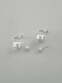 thumb 925 Sterling Silver Smooth  Round  Earring 0