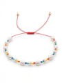 thumb Stainless steel Freshwater Pearl Multi Color Oval Minimalist Woven Bracelet 2