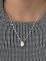 thumb 925 Sterling Silver Water Drop Minimalist Necklace 1
