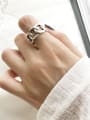 thumb 925 Sterling Silver Vintage  Wide Chain  Free Size Midi Ring 3