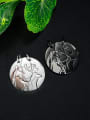 thumb Stainless steel Personality Splicing Elk couple Pendant Necklace 1