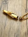 thumb Stainless steel Bullet Vintage Pendant Necklace 3