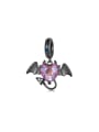 thumb 925 Sterling Silver Cubic Zirconia Cute Heart  Pendant 0