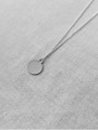 thumb 925 Sterling Silver 15mm Round Cake Chain Necklace 0