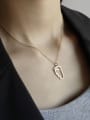 thumb 925 Sterling Silver Face contour Necklace 1